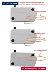 KW3A Microwave Oven Door Switch 16A 125V/250V Door Interloc (2 Normally Open and
