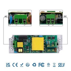 24V LED Driver 30 Watt, AC 100V-130V to 24 Volt Switching Power Supply Unit, …