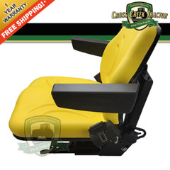 RE188293-DLX Seat With Arm Rests and Seat Belts For John Deere 5200, 5300, 5400+
