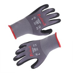 Safety Work Gloves MicroFoam Nitrile Coated Foam Gloves L-Size/12 Pairs