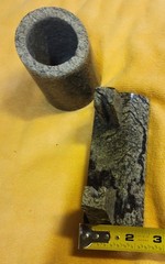Serpentinite desk accessory set from Zambales, Philippines