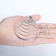 304 Stainless Steel Conical Cone Compression Spring Springs 0.4-2mm Wire Dia