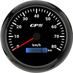 LED Universal 110MM GPS Speedometer 60/80/120/200KMH 80MPH Speed Gauge Meter