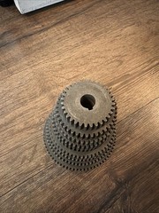 9 South Bend 9″ Lathe 72 64 60 56 48 46 44 40 32 Tooth Change Gear, 9/16″ Bore