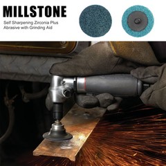50PCS 2″ Fine Scotch Pads Roll Lock Surface Sanding Disc