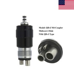 BEING Dental Handpiece Coupler NSK Phatelus Mach LED Coupling 6 Pin QD-J 4 Hole