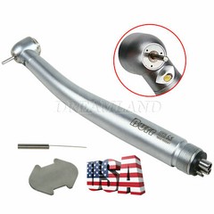 Dental LED Fiber Optic High Speed Handpiece E-generator 4hole 3-Spray Push UDM4