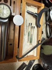COMPLETE Vintage BARBER COLMAN Impressor 934-1 Hardness Tester Kit Wooden Case
