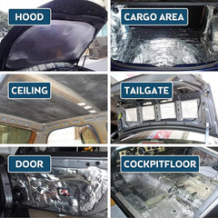 10 Sheets For reduction noise Car Sound Deadening heat insulation Mat 16”x10”