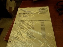 Revisions for S250 Bobcat Loader Backhoe Service Manual * (revisions only)*