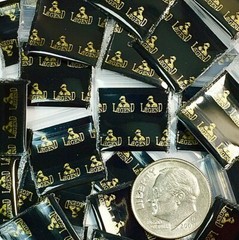 BaggiesSince1987- MINI ZipSeal DESIGNBAGS 1000PCS GREEN STAR SILVER, 👀Details🔽