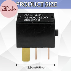 AC Relay G8HL-H71 for Honda 4 Pins AC Compressor Starter Relay for Blower Motor/