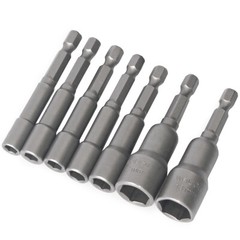 1/4″ Hex Magnetic Nut Driver Set 3 to 24mm Metric Socket Impact Drill Bits