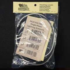 NEW Merrill Single Phase Heavy Duty Lightning Arrestor W Terminal Lugs 120V 240V