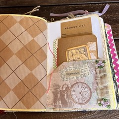 Book Lover Junk Journal Bookish Reader Vintage Softcover 3 Signatures Decorated