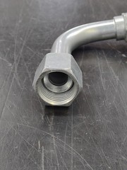 Gates 12G-12FJX90L 90 Degree MegaCrimp Hydraulic Hose Adapter G25181-1212