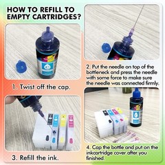 2 Bottles 200ML Koala Sublimation Ink BLACK for All Inkjet Printers