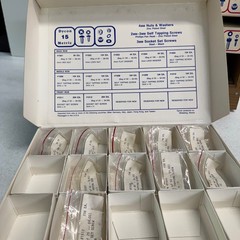 Dycon M2, M2.5, M3, M4 Fasteners with 2485 pcs. See exact list in Description.