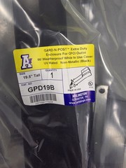 Arlington GPD19B 19.5″ Landscape Gard-N-Post Enclosure for GFCI Outlet in Black