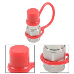 3/8 Flat Face Hydraulic Quick Connect Male Coupler 3/8 NPT Thread Heavy Duty