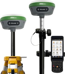 SMA26 RTK GPS Land Survey Equipment RoverBase with LP81Collector NOAACertificate