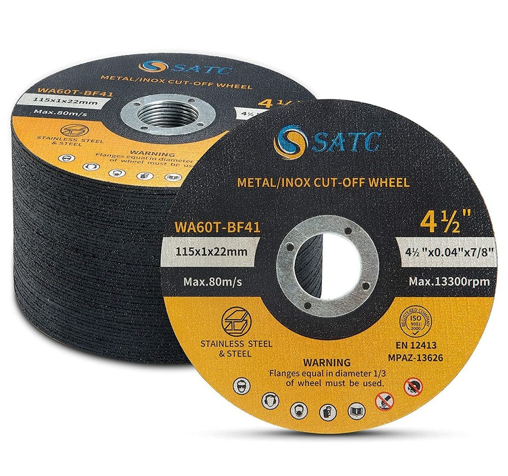200PCS 4.5 Cut Off Wheels 4-1/2 Cutting Disc Metal Stainless Steel Angle Grinder