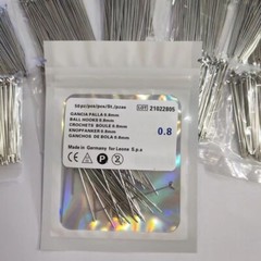 Dental Partial Stainless Steel Roach Clasp Y Clad Retainer (10pcs/pack)