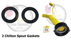 2-Pack Chilton Gas Spout Gaskets “STOP LEAKS” Glue it to spout FIX YOUR CAN MAN!