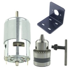 775 DC Motor 12V 6000RPM Large Torque High Power with Drill Chuck Bracket