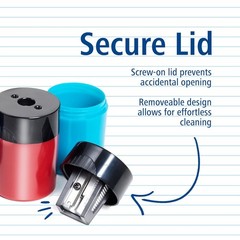 Hand-Powered Metal Pencil Sharpener for Smooth, Precise Sharpening – Multi-Color