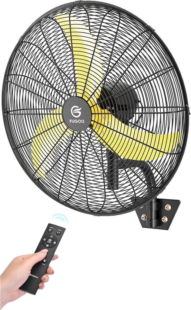 20/24/30 Inch Outdoor Waterproof Wall Fan Remote Oscillating BLDC Motor
