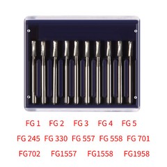 Dental Carbide Tungsten Steel Burs Crown Metal Cutting Drill Break Drills Bur