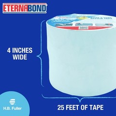 EternaBond RoofSeal White 4 x25 MicroSealant UV Stable RV Roof Seal Repair
