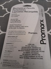 ProMarx Mechanical Pencils Portemines Refillable 0.7 HB#2 Graff Eco. Get 3 Packs