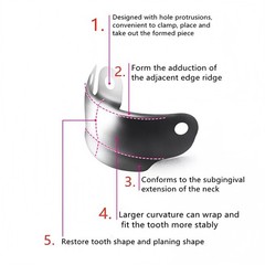 Dental Matrix Bands Ring Sectional Matrice Clamp Fit Garrison Palodent V3 System