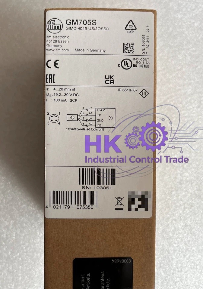 1PCS New IFM GM705S Proximity Switch Sensor GM705S Fast shipment