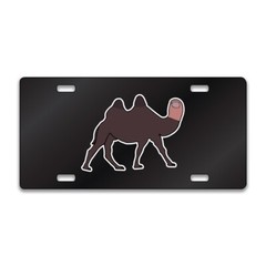 CAMEL TOE FUNNY Chrome or Black Acrylic License Plate CUSTOM LP0108