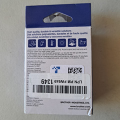 Brother P-Touch TZe231 Label Tape 1/2in Black on White 2 Pack NOB
