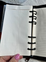1990s Vintage “Time Planner” w/ Faux Burgundy Leather Ring Binder + New Pages