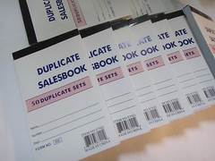 144X-Sales Book Order Receipt Invoice Carbon less 50 sets 3.5″x5.5″ US Seller
