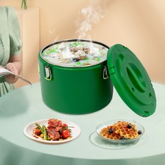 30L Commercial Insulated Bucket Stainless Steel Insulated Soup Container Carrier