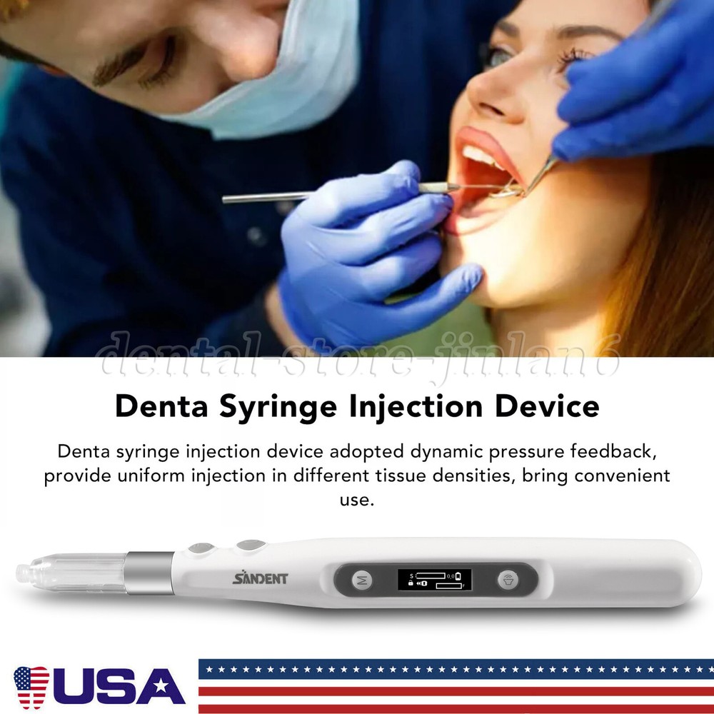 Electric Dental Painless Oral Local Anesthesia Delivery Device Injection Pen po