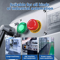 16mm 1NO1NC/2NO2NC/3NO 3NC Plastic Emergency Stop Red Push Button Switch CE,RoHS