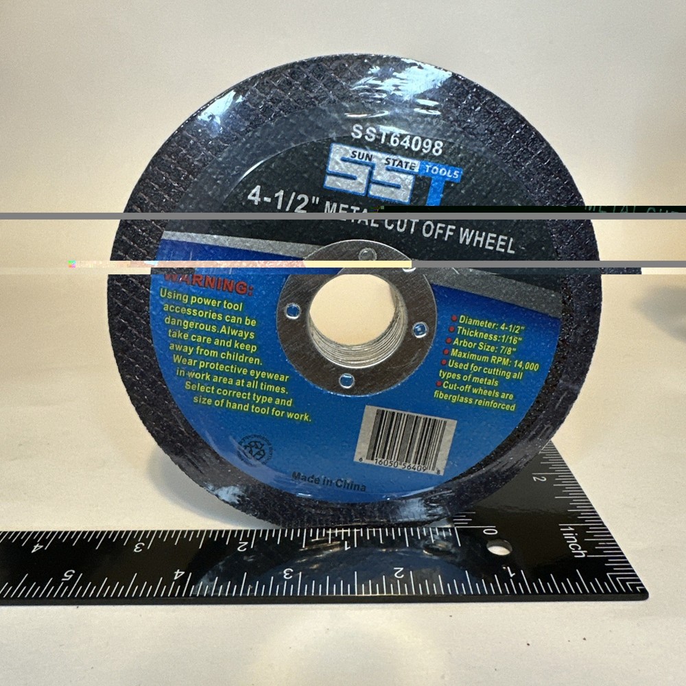 4-1/2″ Metal Cut-Off Wheel Disc – High-Speed Cutting Blade 10 Pack