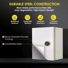 Steel Electrical Box 10” x 8” x 6”,IP66 Waterproof Safety Locks and Mount