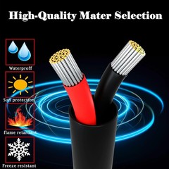 Striveday 18 Gauge Wire 2-Conductor Electrical Wire. 18 Awg Stranded Flexible