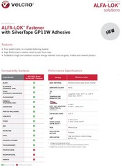 VELCRO® Brand ALFA-LOK™ Reclosable Fastener 1″ W (Mated) – GP11W 1, 3, 6 or 10FT