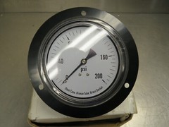 Grainger 4UA62A Panel Mount Pressure Gauge 3.5″ 0-200 1/4″npt