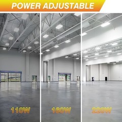 3500K/4000K/5000K LED Linear High Bay Light 220W Warehous Shop Lights AC120-277V