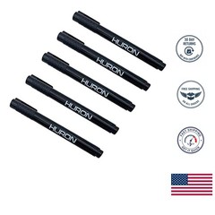 Counterfeit Marker Pen Set with Pocket Clip – 5 Pens for Instant Currency Checks